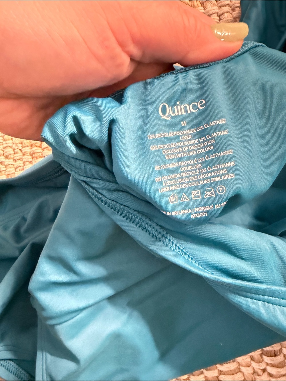 Quince — Italian Cross-Back One-Piece Swimsuit - Picture 7 of 8